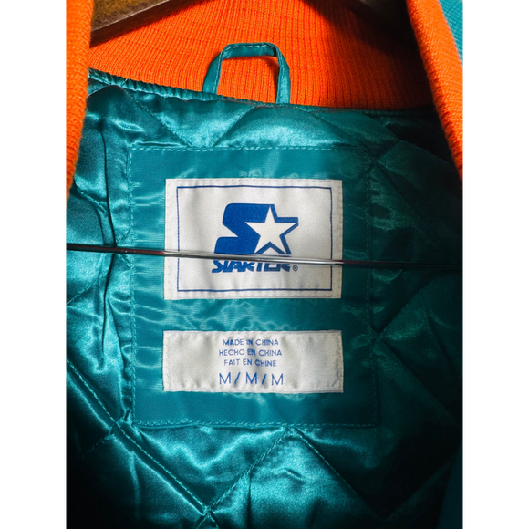 Men's Starter Miami Dolphins Jacket M - Picture 4 of 4